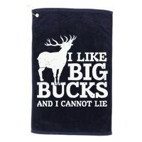 I Like Big Bucks And I Cannot Lie Deer Hunting Golf Towel