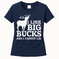 I Like Big Bucks And I Cannot Lie Deer Hunting Womens T-Shirt