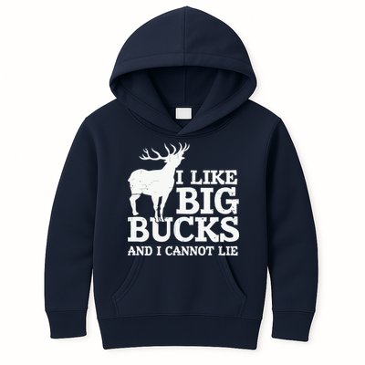 I Like Big Bucks And I Cannot Lie Deer Hunting Kids Hoodie