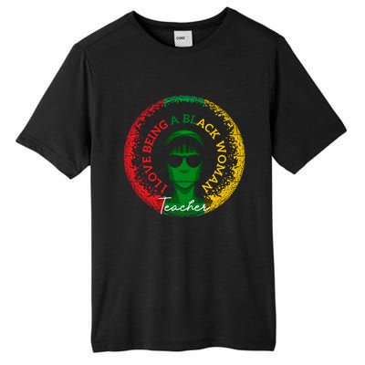 I Love Being A Black Teacher Black History Month Gift Tall Fusion ChromaSoft Performance T-Shirt