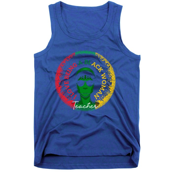 I Love Being A Black Teacher Black History Month Gift Tank Top