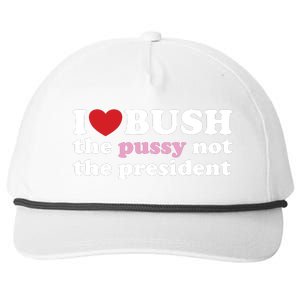 I Love Bush Snapback Five-Panel Rope Hat