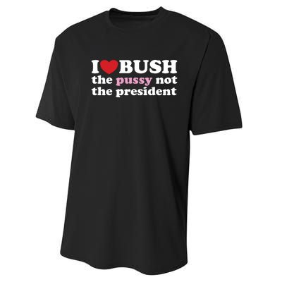 I Love Bush Performance Sprint T-Shirt