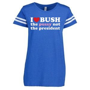 I Love Bush Enza Ladies Jersey Football T-Shirt