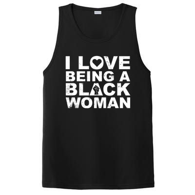 I Love Being A Black Black Fist Gift PosiCharge Competitor Tank