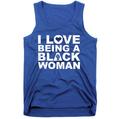 I Love Being A Black Black Fist Gift Tank Top