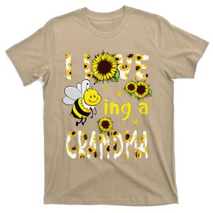 I Love Being A Grandma Sunflower Bee, Mother's Day T-Shirt