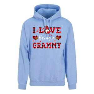 I Love Being A Grammy Gnome Valentine's Day Gift Unisex Surf Hoodie