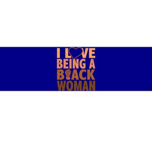 I Love Being A Black African Black History Month Gift Bumper Sticker