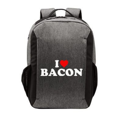 I Love Bacon Heart Vector Backpack