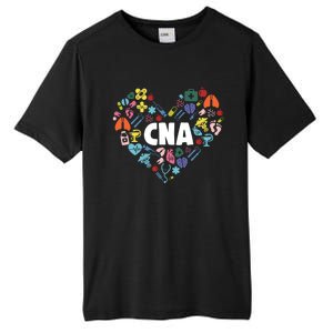 I Love Being A Cna Certified Nurse Heart Medical Assistant Gift Tall Fusion ChromaSoft Performance T-Shirt