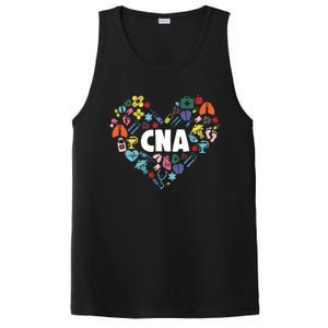 I Love Being A Cna Certified Nurse Heart Medical Assistant Gift PosiCharge Competitor Tank