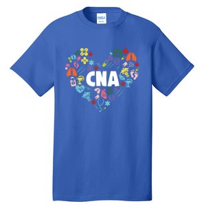 I Love Being A Cna Certified Nurse Heart Medical Assistant Gift Tall T-Shirt