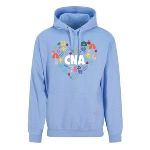 I Love Being A Cna Certified Nurse Heart Medical Assistant Gift Unisex Surf Hoodie