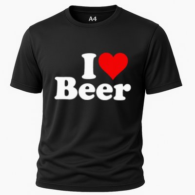 I Love Beer I Heart Beer Performance Shirt