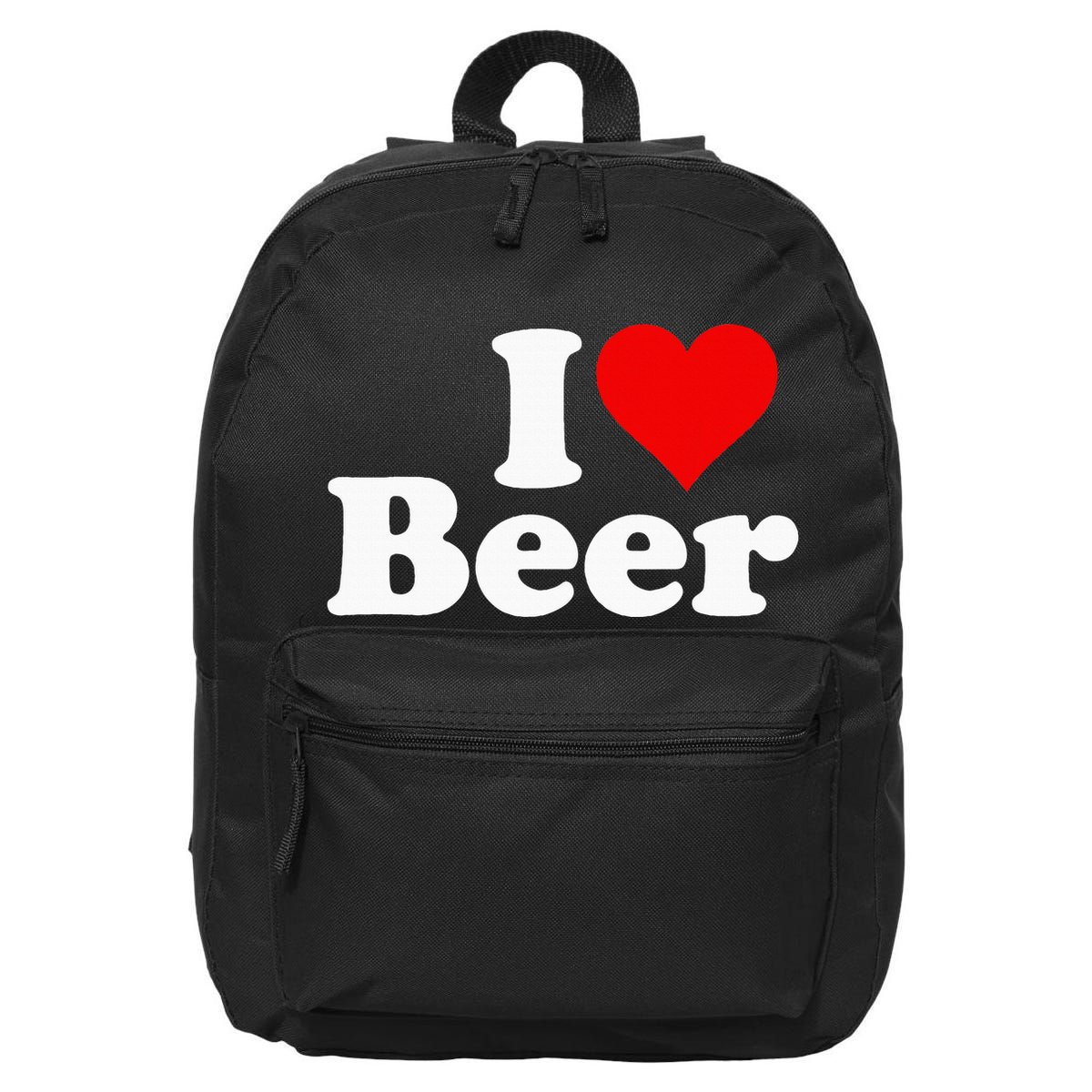 I Love Beer I Heart Beer 16 in Basic Backpack