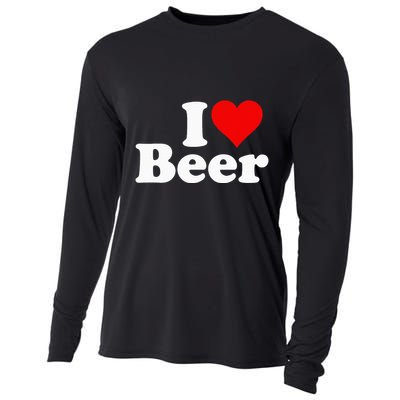 I Love Beer I Heart Beer Cooling Performance Long Sleeve Crew