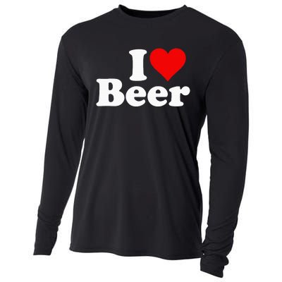 I Love Beer I Heart Beer Cooling Performance Long Sleeve Crew