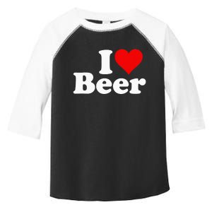 I Love Beer I Heart Beer Toddler Fine Jersey T-Shirt