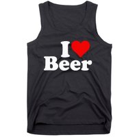 I Love Beer I Heart Beer Tank Top