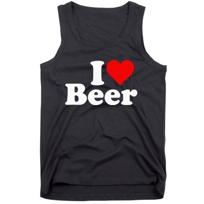 I Love Beer I Heart Beer Tank Top