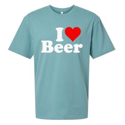 I Love Beer I Heart Beer Sueded Cloud Jersey T-Shirt