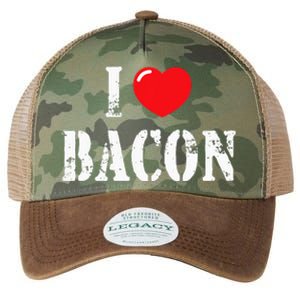 I Love Bacon For Bacon Lover Legacy Tie Dye Trucker Hat