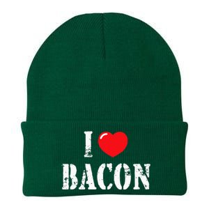 I Love Bacon For Bacon Lover Knit Cap Winter Beanie