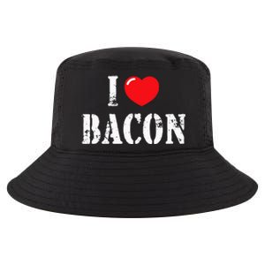 I Love Bacon For Bacon Lover Cool Comfort Performance Bucket Hat