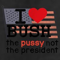 I LOVE BUSH 11oz C Handle Ceramic Mug