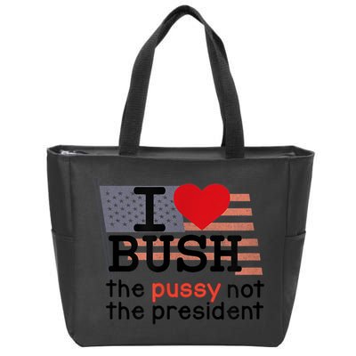 I LOVE BUSH Zip Tote Bag