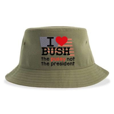 I LOVE BUSH Sustainable Bucket Hat