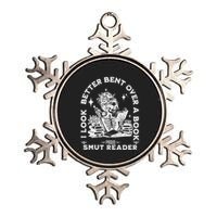 I Look Better Bent Over A Book Smut Reader Metallic Star Ornament