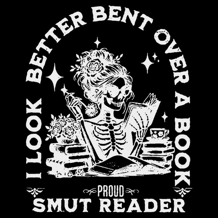 I Look Better Bent Over A Book Smut Reader Metallic Star Ornament