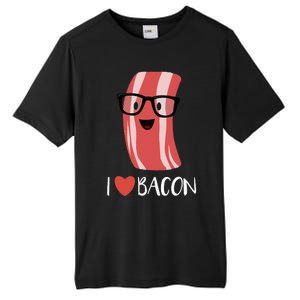 I Love Bacon Geeky Glasses Tall Fusion ChromaSoft Performance T-Shirt