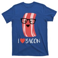 I Love Bacon Geeky Glasses T-Shirt