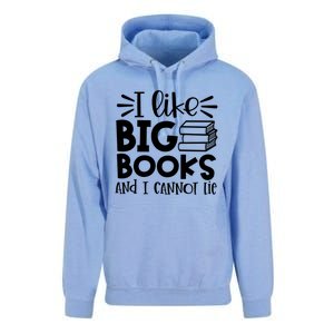 I Like Big Books And I Cannot Lie Book Nerd School Librarian Gift Unisex Surf Hoodie