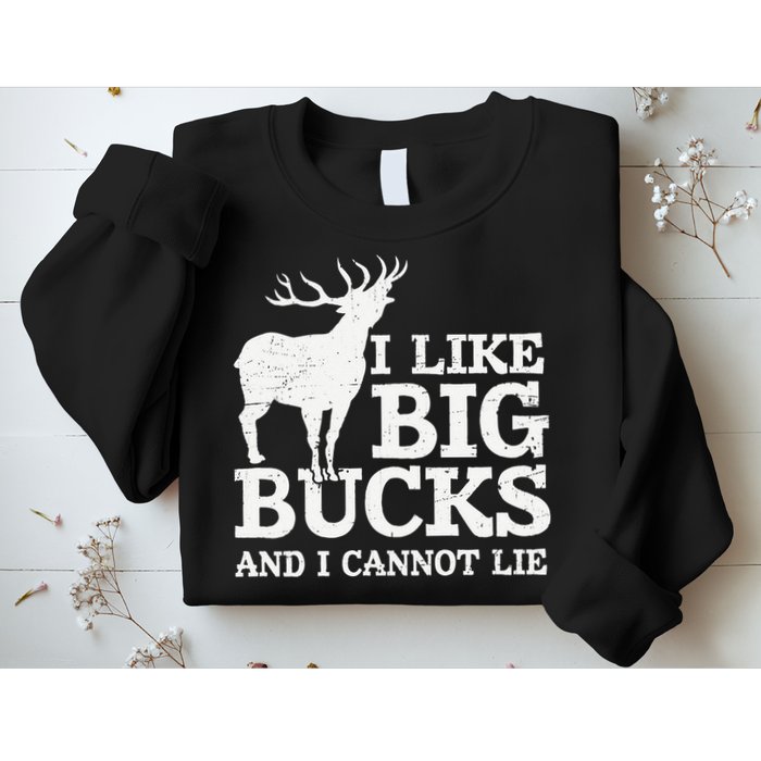 I Like Big Bucks And I Cannot Lie Deer Hunting Sweatshirt