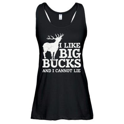 I Like Big Bucks And I Cannot Lie Deer Hunting Ladies Essential Flowy Tank