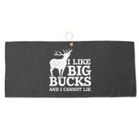 I Like Big Bucks And I Cannot Lie Deer Hunting Large Microfiber Waffle Golf Towel