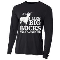 I Like Big Bucks And I Cannot Lie Deer Hunting Cooling Performance Long Sleeve Crew