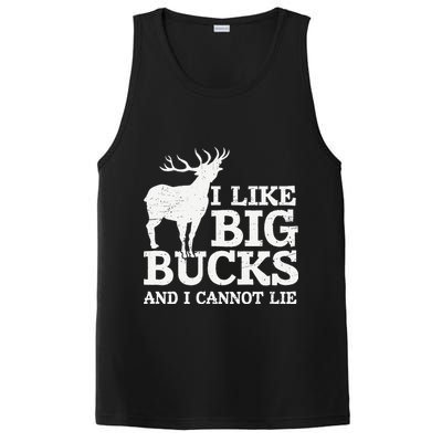 I Like Big Bucks And I Cannot Lie Deer Hunting PosiCharge Competitor Tank