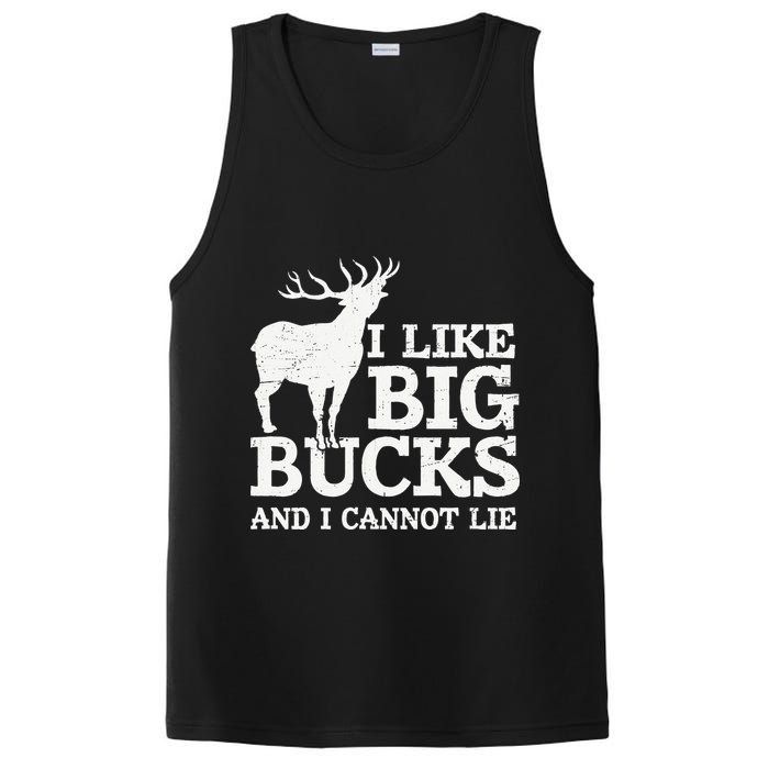 I Like Big Bucks And I Cannot Lie Deer Hunting PosiCharge Competitor Tank
