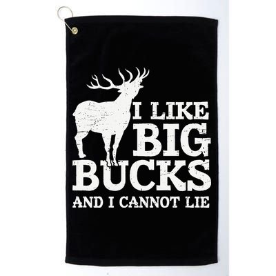 I Like Big Bucks And I Cannot Lie Deer Hunting Golf Towel
