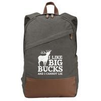 I Like Big Bucks And I Cannot Lie Deer Hunting Cotton Canvas Backpack