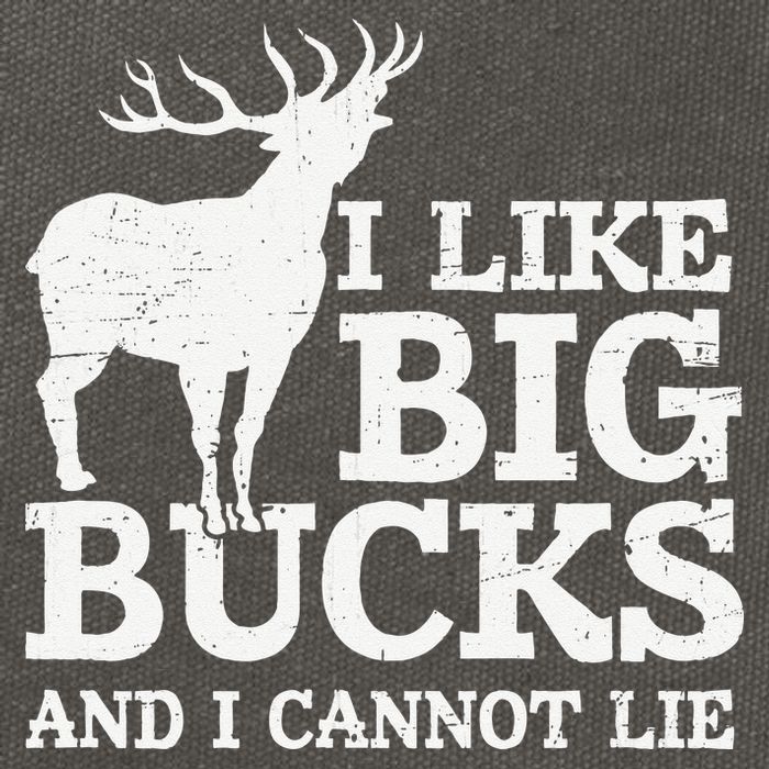 I Like Big Bucks And I Cannot Lie Deer Hunting Cotton Canvas Backpack