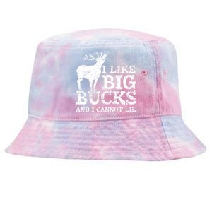 I Like Big Bucks And I Cannot Lie Deer Hunting Tie-Dyed Bucket Hat