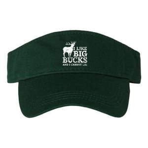 I Like Big Bucks And I Cannot Lie Deer Hunting Valucap Bio-Washed Visor