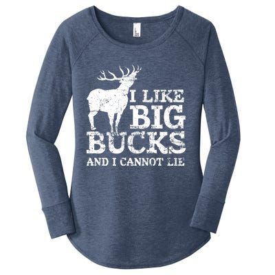 I Like Big Bucks And I Cannot Lie Deer Hunting Women's Perfect Tri Tunic Long Sleeve Shirt