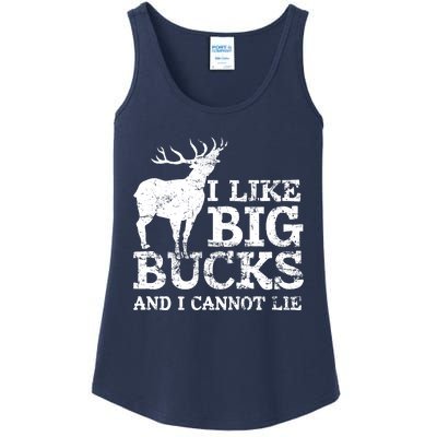 I Like Big Bucks And I Cannot Lie Deer Hunting Ladies Essential Tank